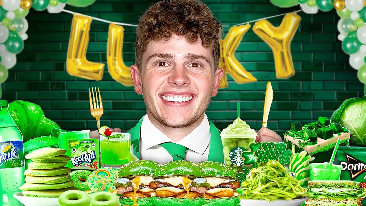Eating ONLY Irish Food For The Whole Day For St Patrick's Day!
