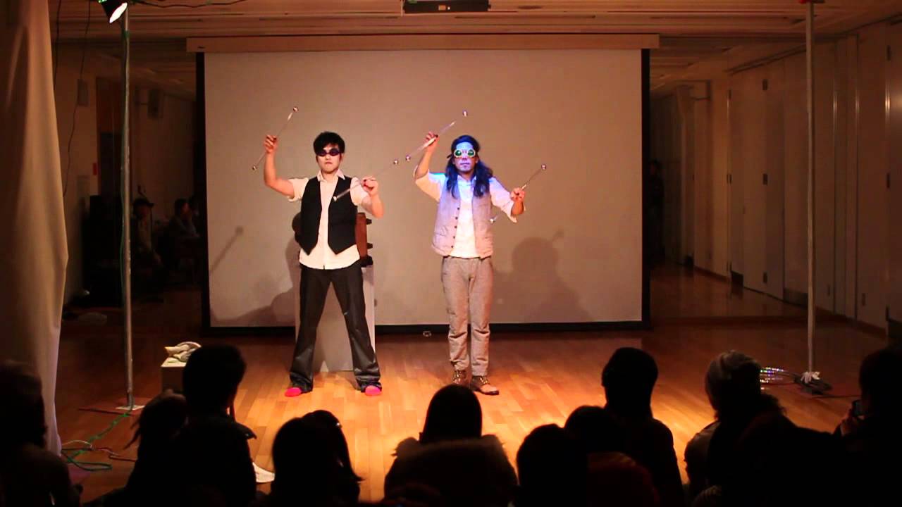 Magnetic Batons　by Yutanpe @ Heso Revolution 2012 マグネティックバトン [okotanpe + yuta]