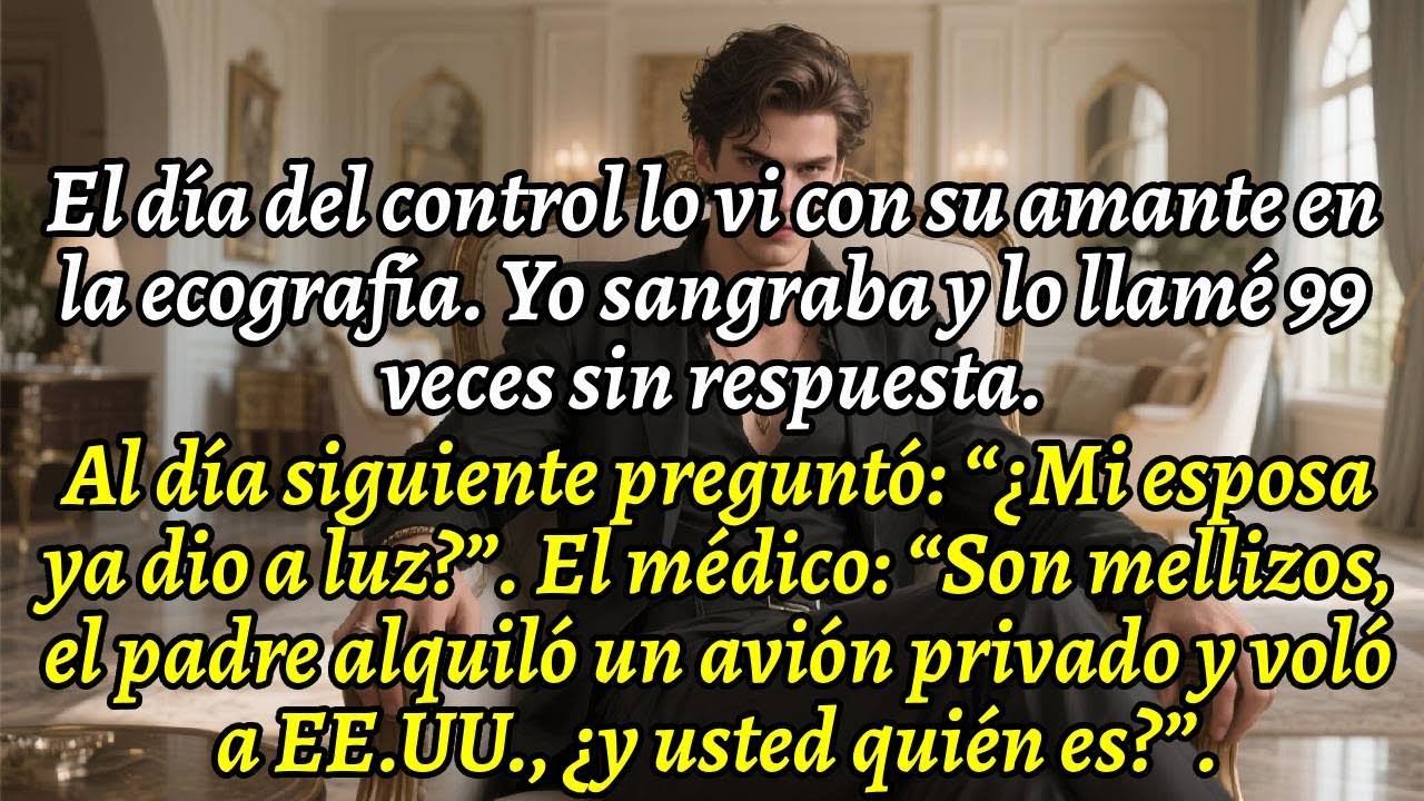 El día del control lo vi con su amante en la ecografía. Yo sangraba y lo llamé 99 veces sin respuest