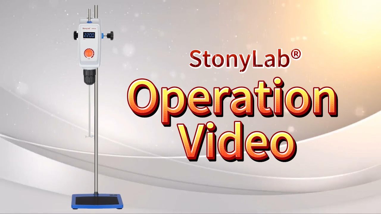 StonyLab Electric Overhead Stirrer Mixer &ndash; Operation Video! 🎥⚙️
