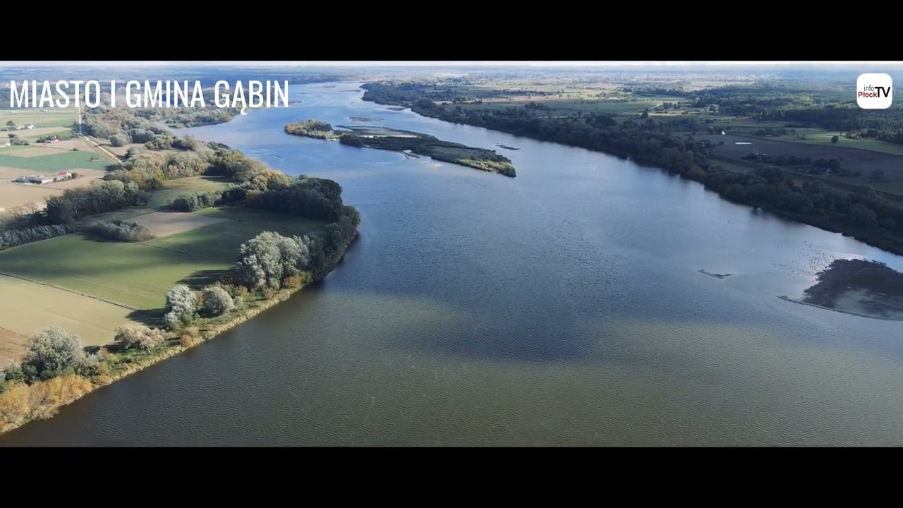 InfoPłockTV - Gąbin z lotu ptaka