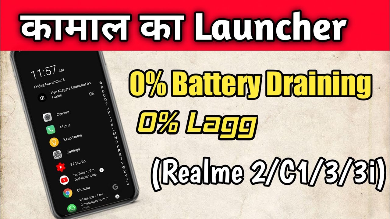 Best Dark launcher For Realme 2/C1/3/3i | Best Launcher for all Realme device