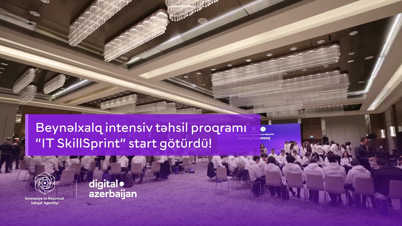 Beynəlxalq intensiv təhsil proqramı “IT SkillSprint” start götürdü!