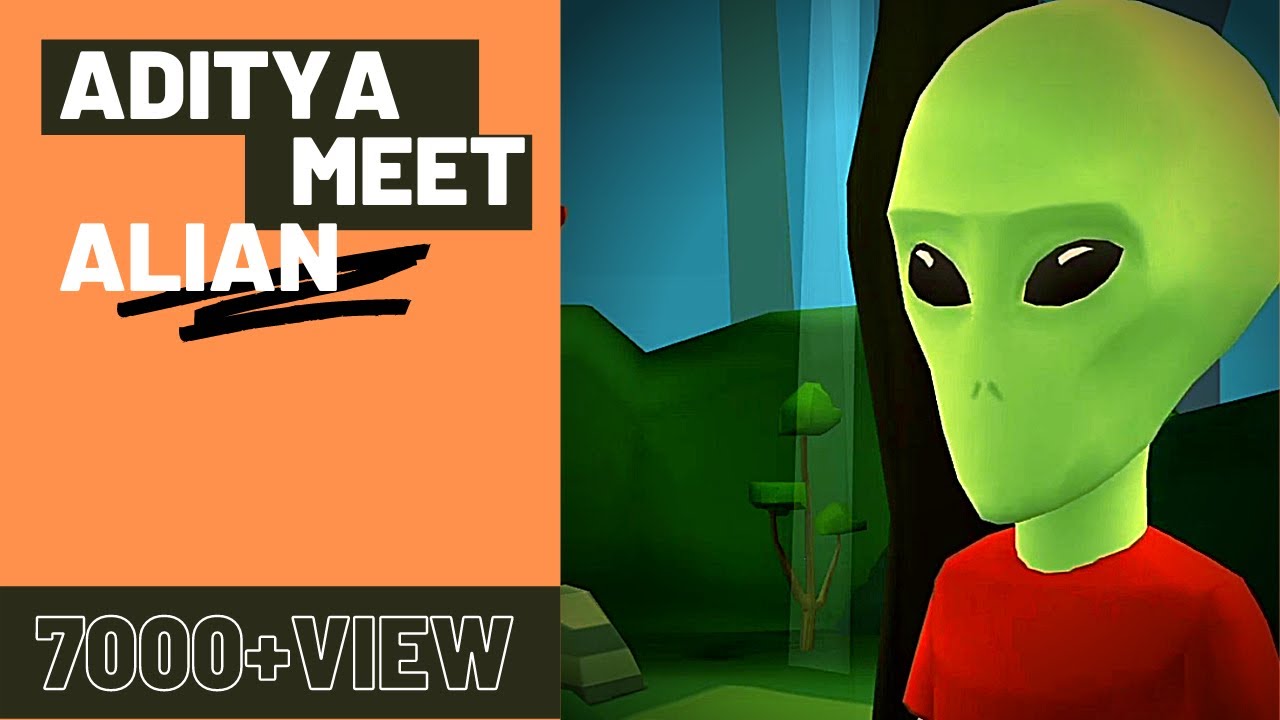 Aditya Meet Alien  Full Movie In Hindi  New Story 2020 Plotagon Story In Hindi  By   RW STUDIO'S 😊😊😊