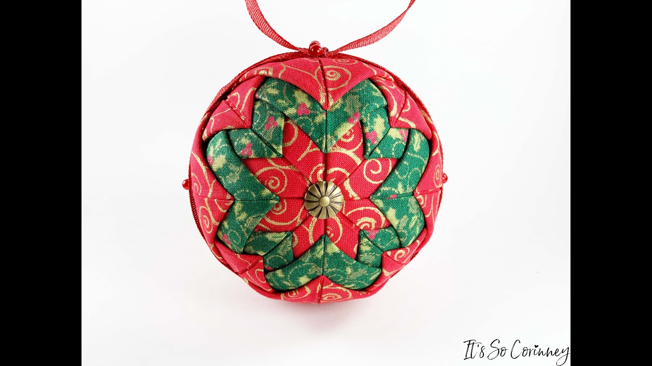 Quilted Star Christmas Ornament Tutorial