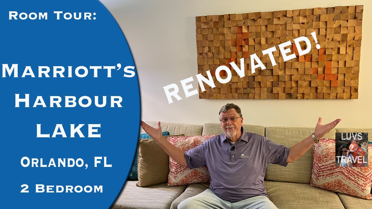 MARRIOTT'S HARBOUR LAKE 2 Bedroom RENOVATED Room TOUR Orlando - Close to all Theme Parks!