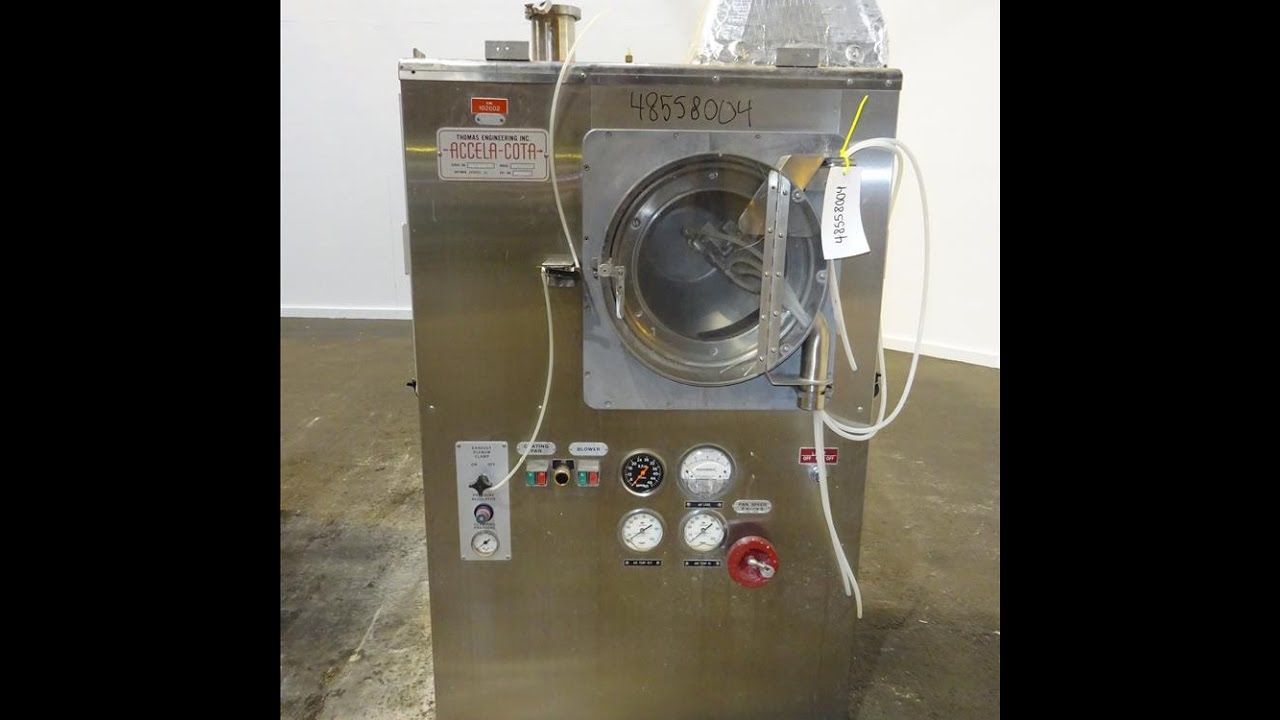 Used- Thomas Engineering Coating Pan, Model 