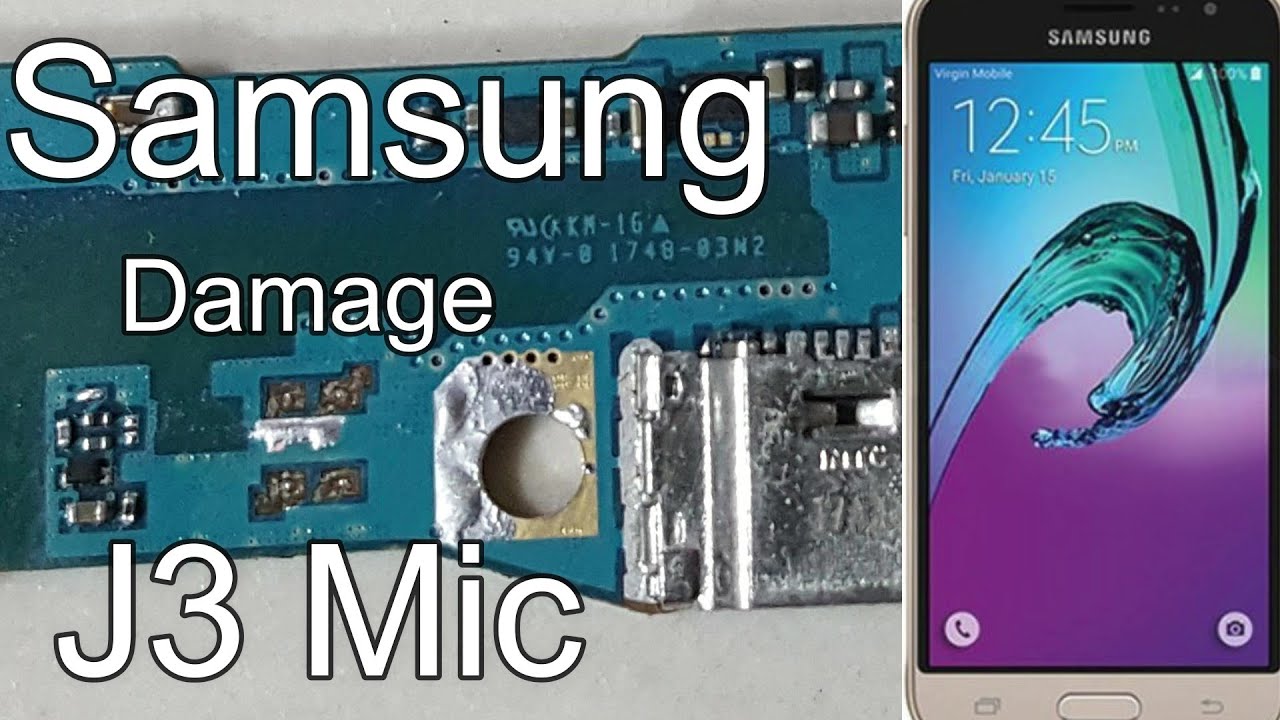 Samsung J3 2016 Mic Problem Jumper Solution  Samsung J320 Mic Connection Damage 100% Problems Solved