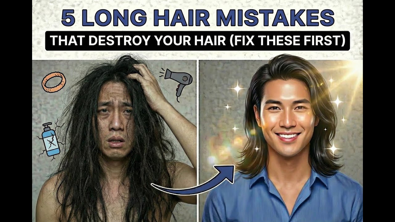 5 Long Hair Mistakes That Destroy Your Hair (Fix These First)