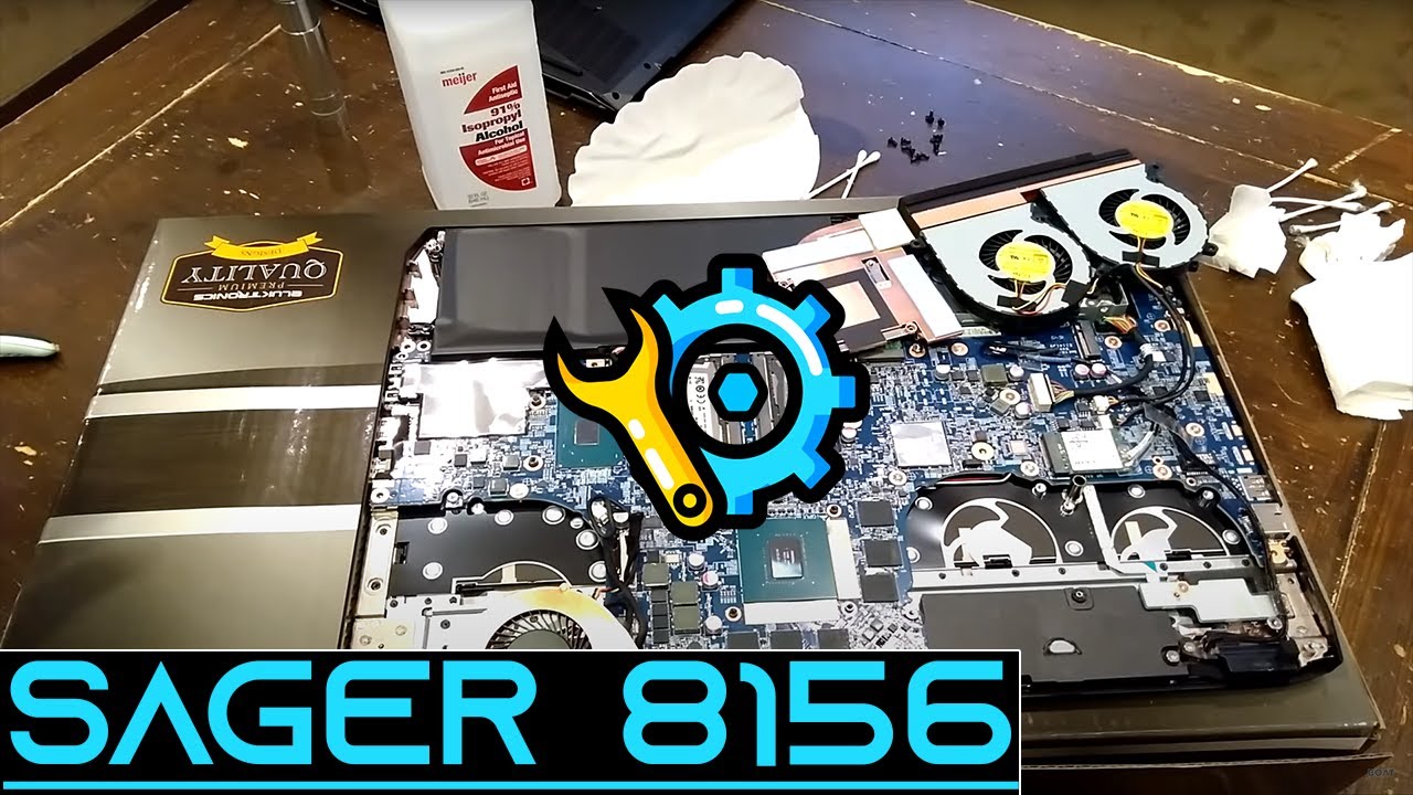 Clevo/Eluktronics/Sager 8156 Teardown, TIM,  7700hq/GTX 1060
