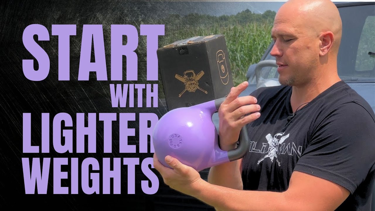 Too HEAVY? Use Lighter Weights&mdash;Unboxing Kettlebells for kids - www.usaykbs.org