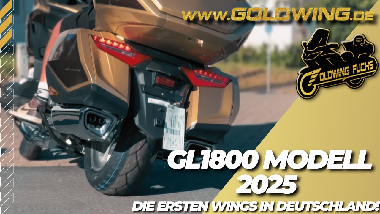 Honda GL1800 Goldwing | Anniversary Edition 2025 | Die ersten Goldwings in Deutschland sind da!