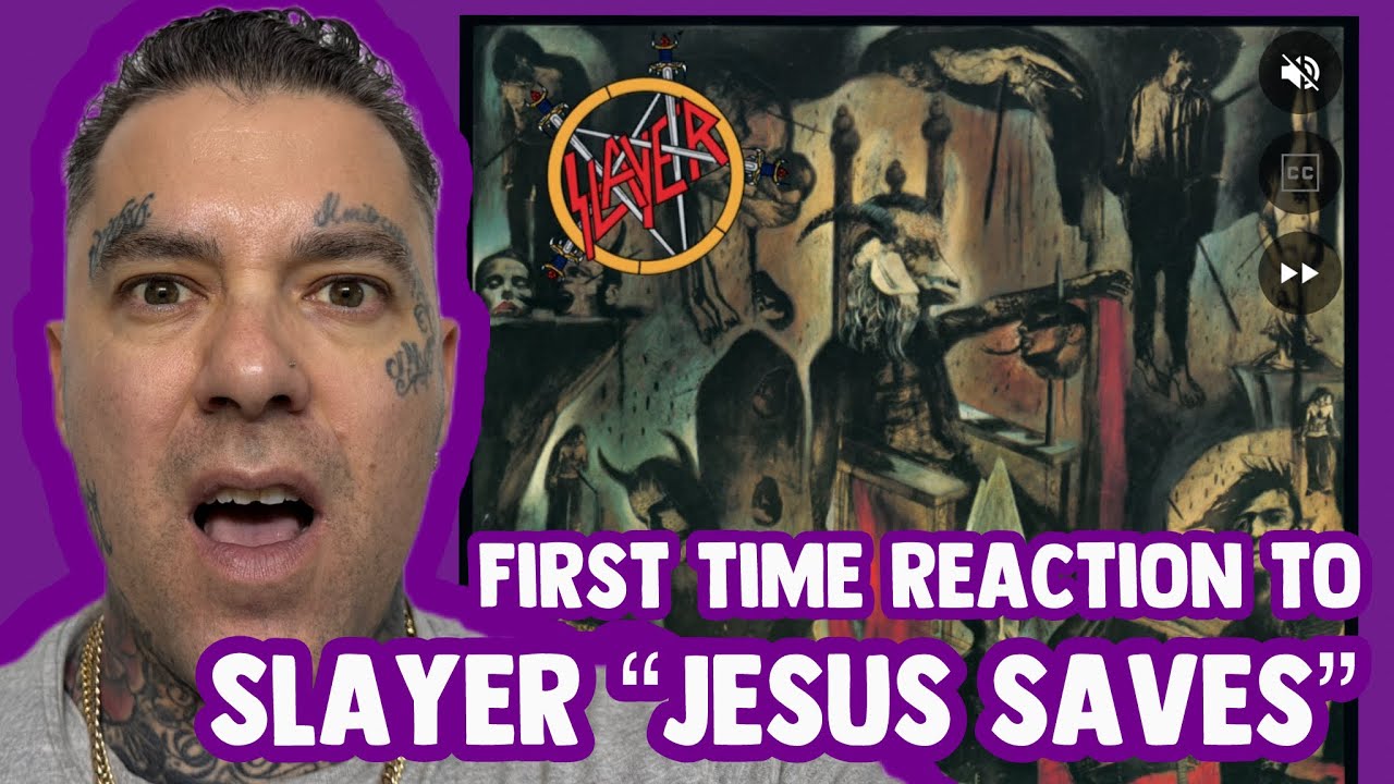 Rapper FIRST TIME REACTION to SLAYER “Jesus Saves”