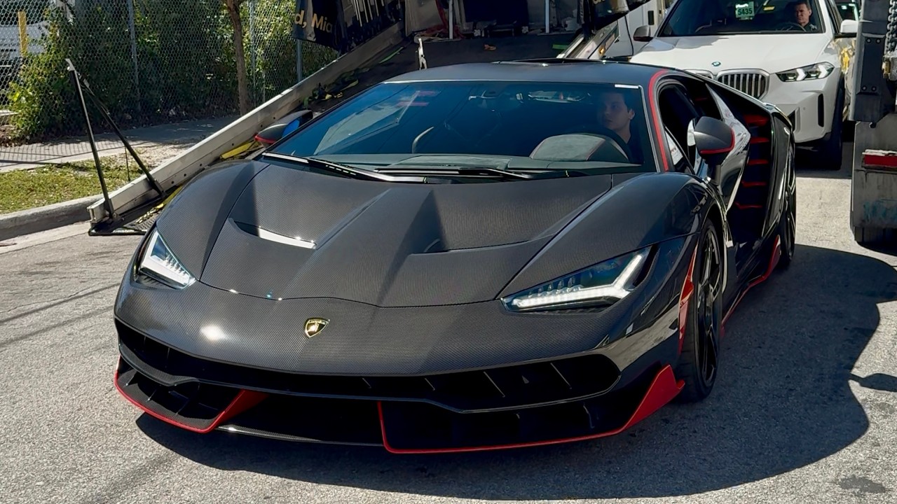 Miami 'Car Week' Day 1: 'Rare Birds' supercar show, Lamborghini Centenario..