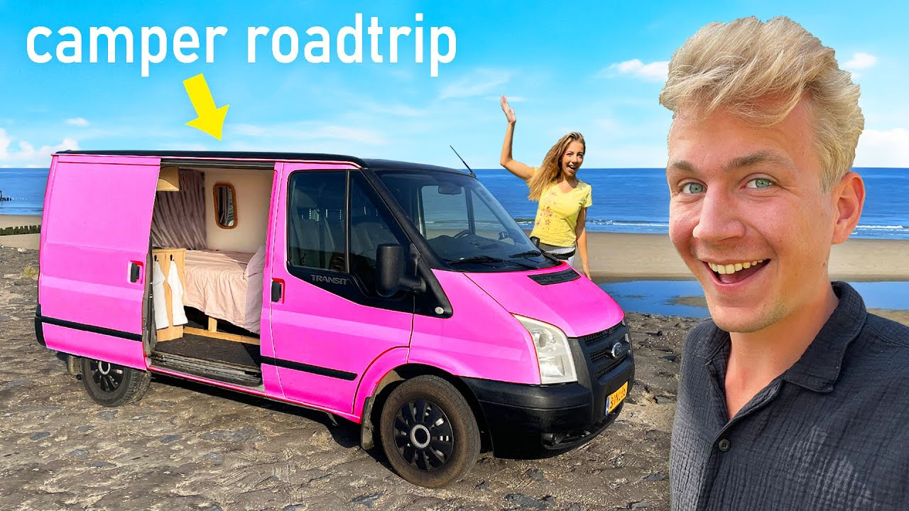 MET ZELF GEMAAKTE CAMPER DOOR NEDERLAND (ROADTRIP)