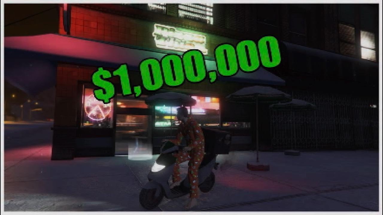 I Made $1,000,000 With Only Pizza Missions In GTA 5 Online