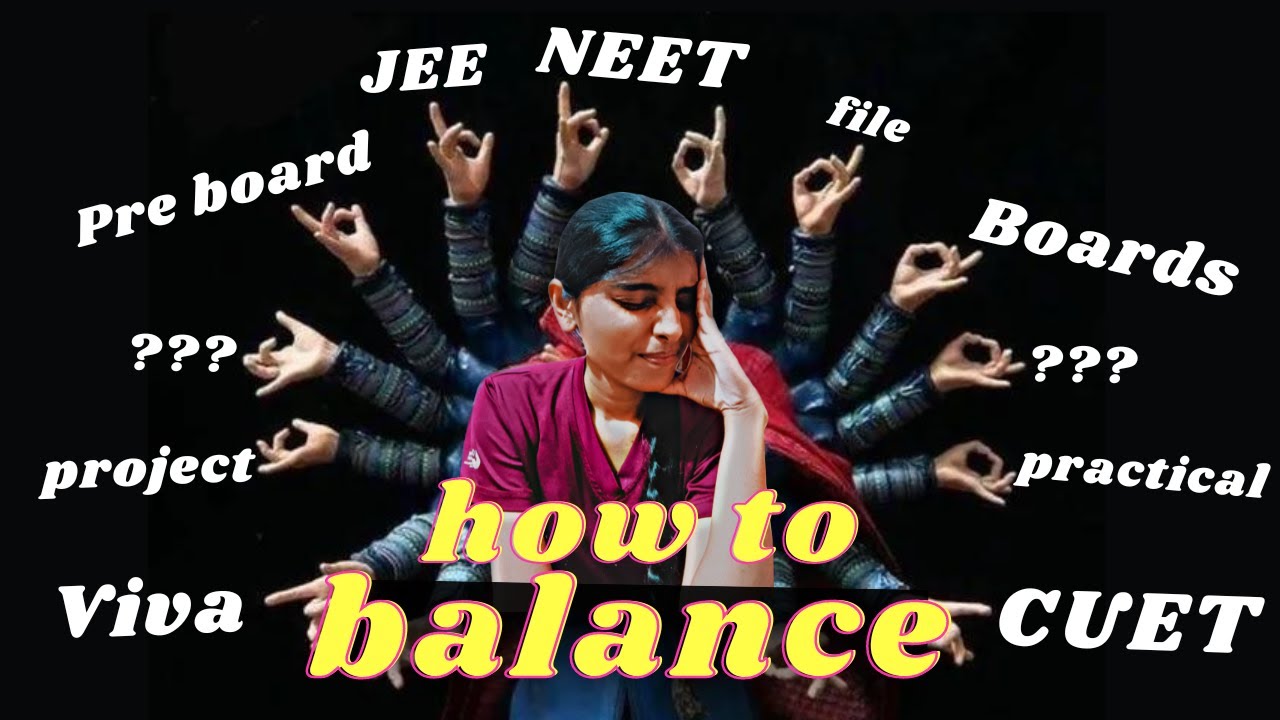 how to balance board and NEET/JEE/CUET ?? practical,viva ,school , competitive exam | SRISHTY