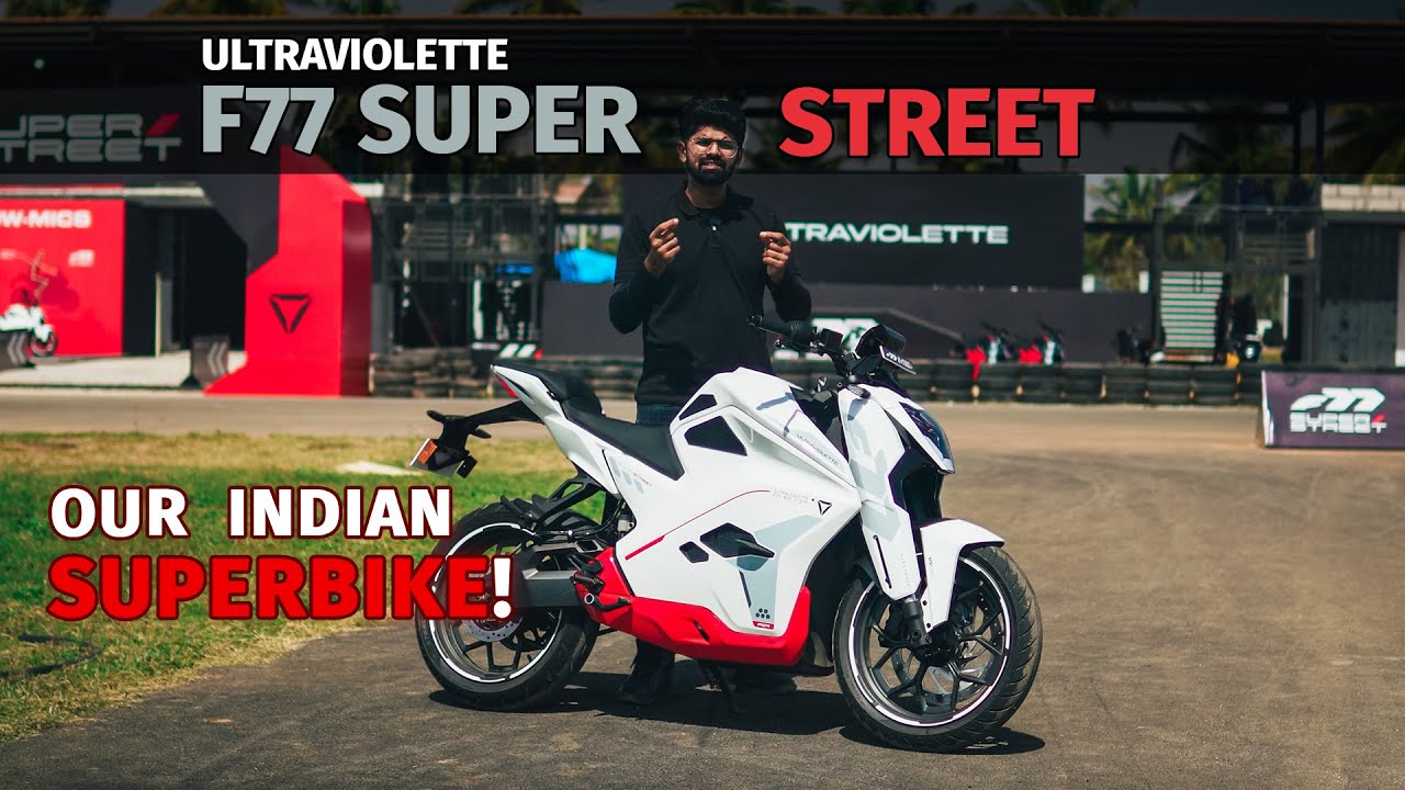 Ultraviolette F77 Super Street | A comfortable F77 Mach 2! | #ultraviolette #superstreet #newbike