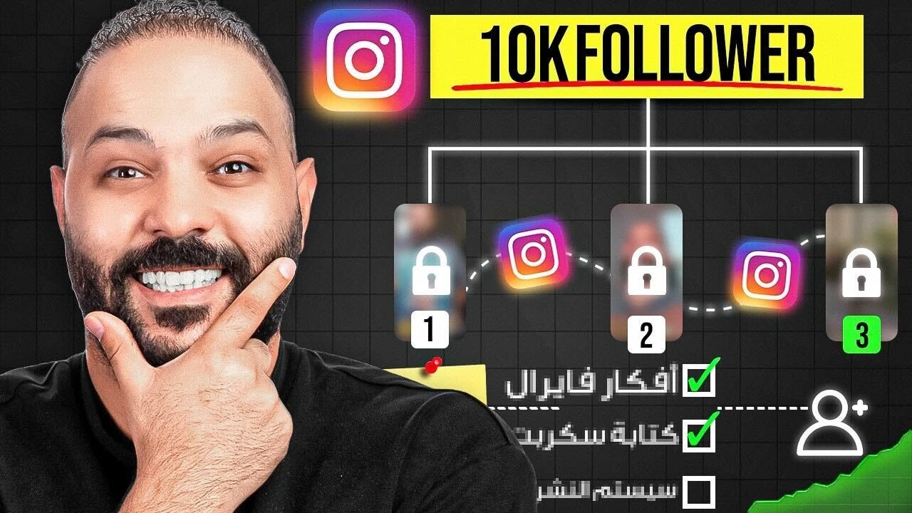 من 0 ل 10 الاف متابع علي الانستجرام في 30 يوم
