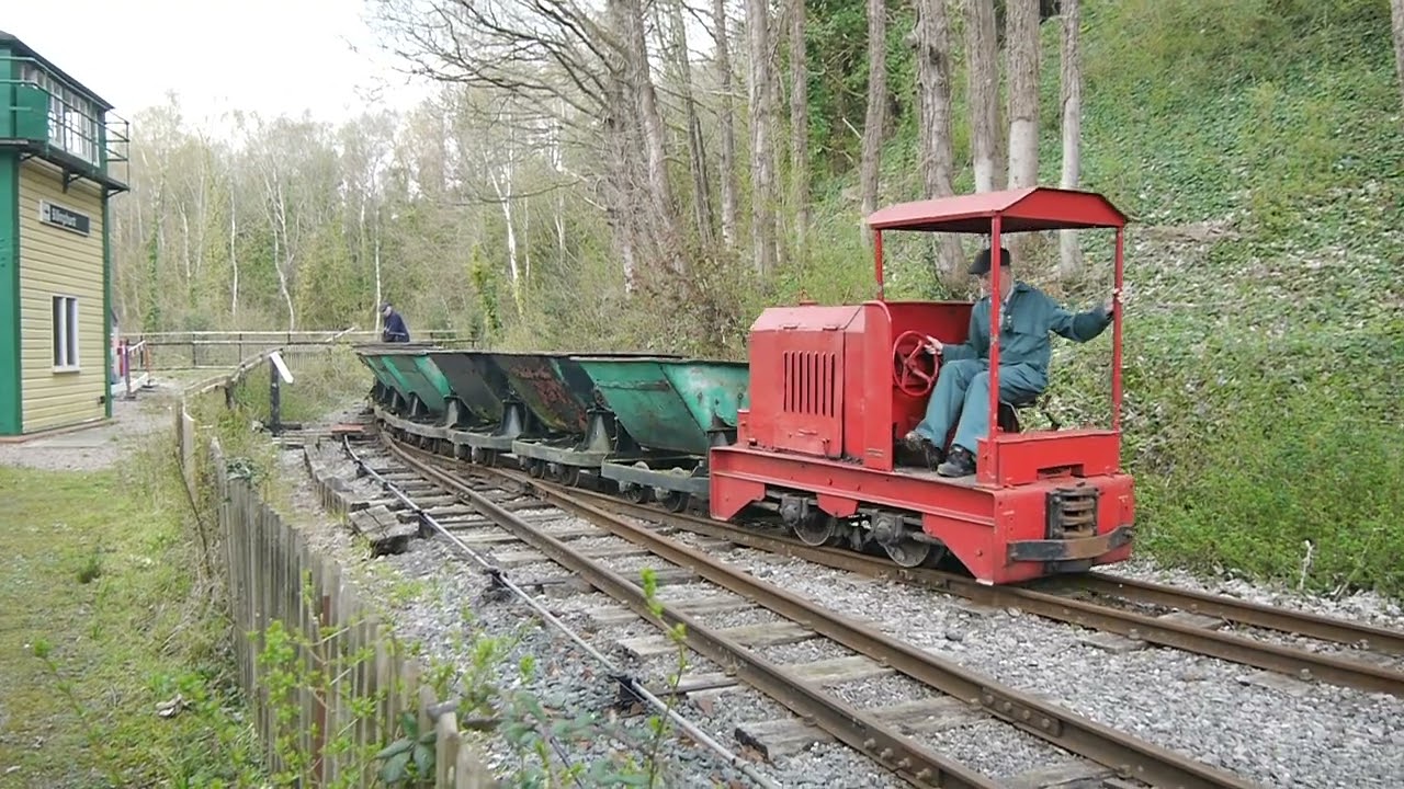 Amberley Museum 2023 Spring Industrial Trains Day, Preserved Narrow Gauge Passenger & Freight Trains