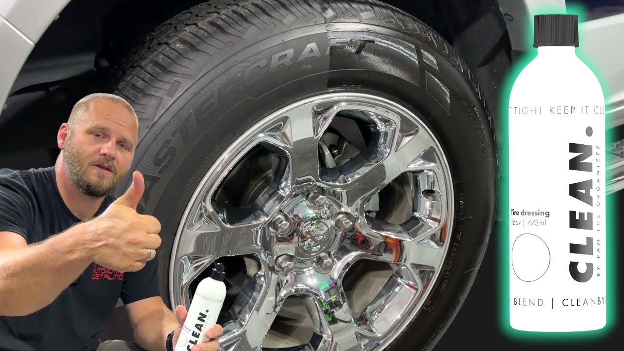 New CLEAN by Pan The Organizer Tire Dressing!