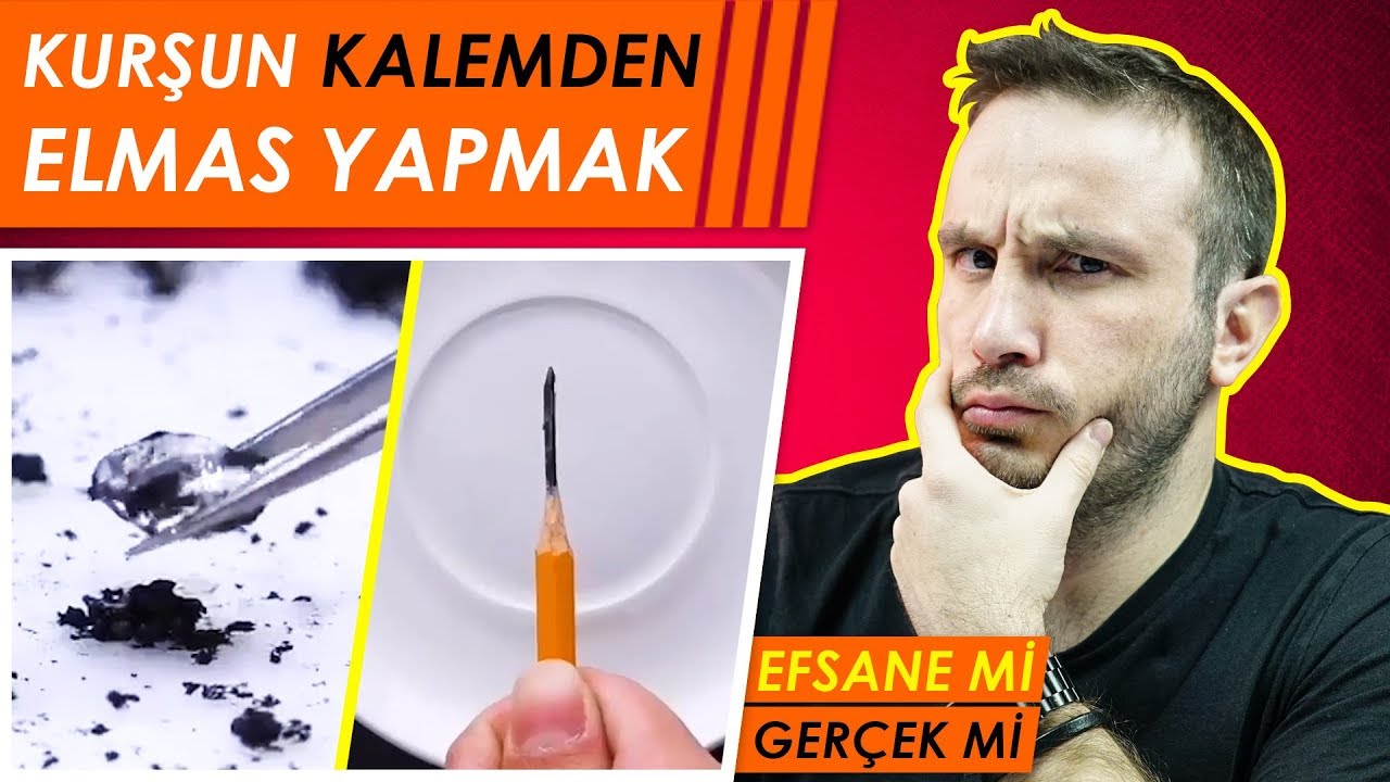 KURŞUN KALEM İLE ELMAS YAPMAK | EFSANE Mİ GERÇEK Mİ