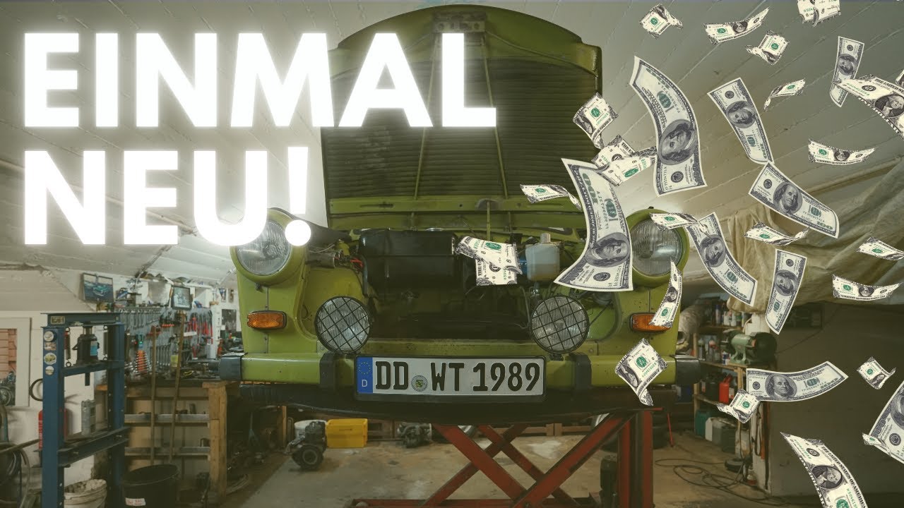[Vlog18] Trabant REPARATUR | Unser Eddie wird wieder fit gemacht | Motor, Getriebe & Scheibenbremsen