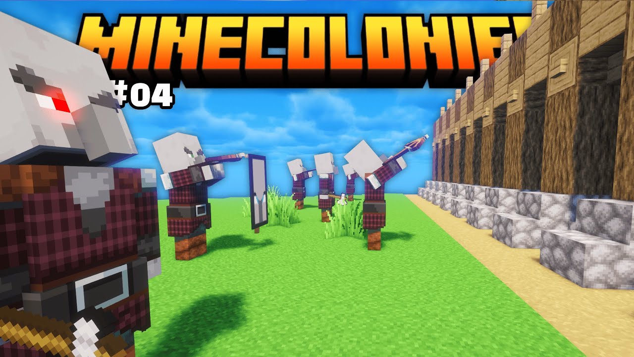 Ma COLONIE est en DANGER : Je Recrute mes Premiers Soldats en Survie sur Minecraft