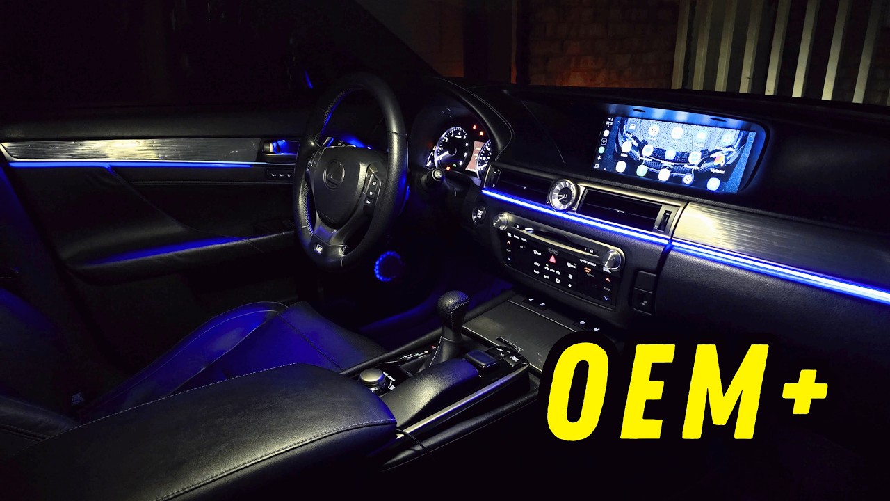 ADDING AMBIENT LIGHTING to my Lexus GS350!
