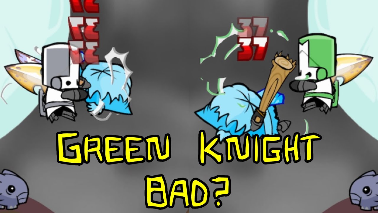 Castle Crashers - Green knight juggle comparison