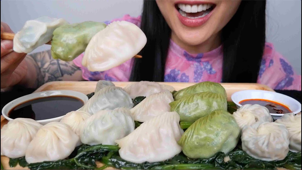 DUMPLING PARTY (ASMR EATING SOUNDS) NO TALKING | SAS-ASMR