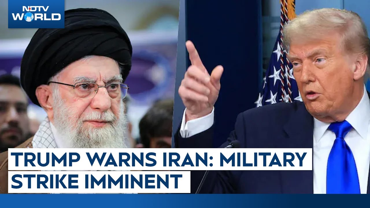 Trump Warns Iran: Military Strike Imminent As Armada Nears