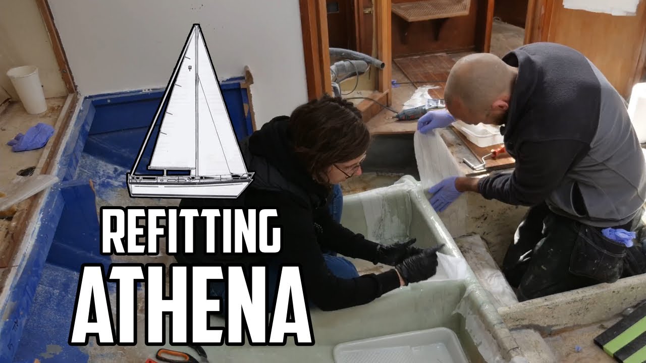 Sail Life - Hull cleaning and structual members with Ava - DIY sailboat repair