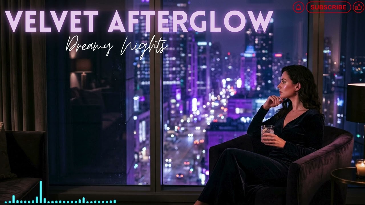 Dreamy Night RnB Neon City Lights – Velvet Afterglow Midnight Vibes
