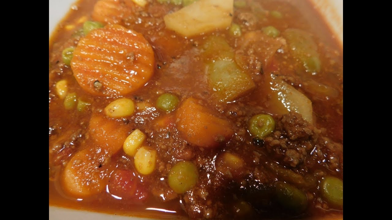 Легкий суп для гамбургеров..Очень вкусно