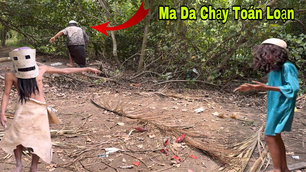 Toan Rồi Cháu Hà Bá Và Ku Đen Tình Lấy Mạ..ng Ku Lùn Và Ma Da