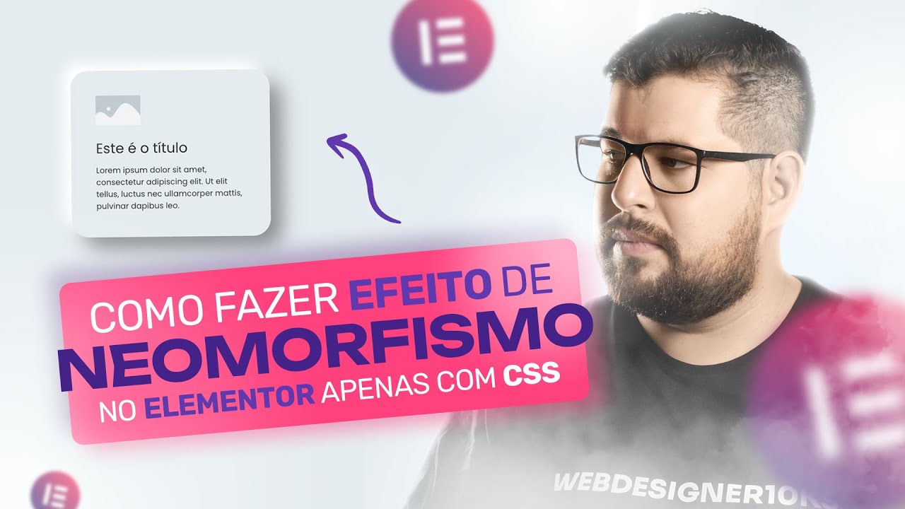 Como fazer efeito de NEOMORFISMO (3D) no ELEMENTOR apenas com CSS