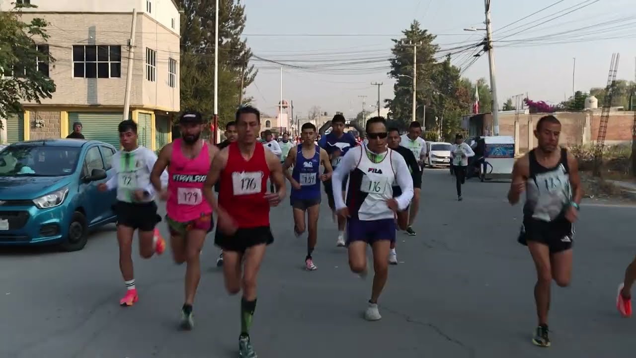 Carrera 10k capilla de la virgen Acuexcomac Edo Mex 30/11/25