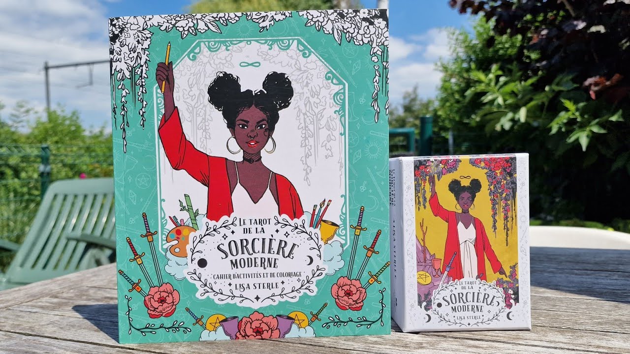 🖍Cahier d'activités et de coloriages Le tarot de la sorcière moderne 🖍