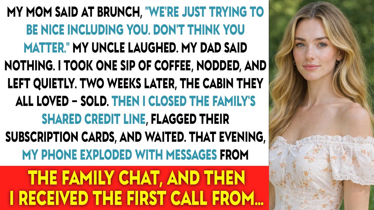 My Mom Said At Brunch, “We’re Just Trying To Be Nice Including You. Don’t Think You Matter.”