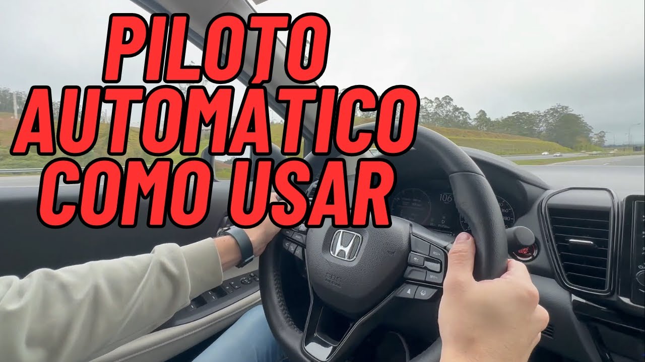 Como Usar o Piloto Automático no Honda City Touring