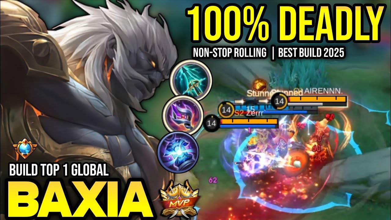 BAXIA BEST BUILD 2025 | BUILD TOP 1 GLOBAL BAXIA GAMEPLAY | MOBILE LEGENDS✓