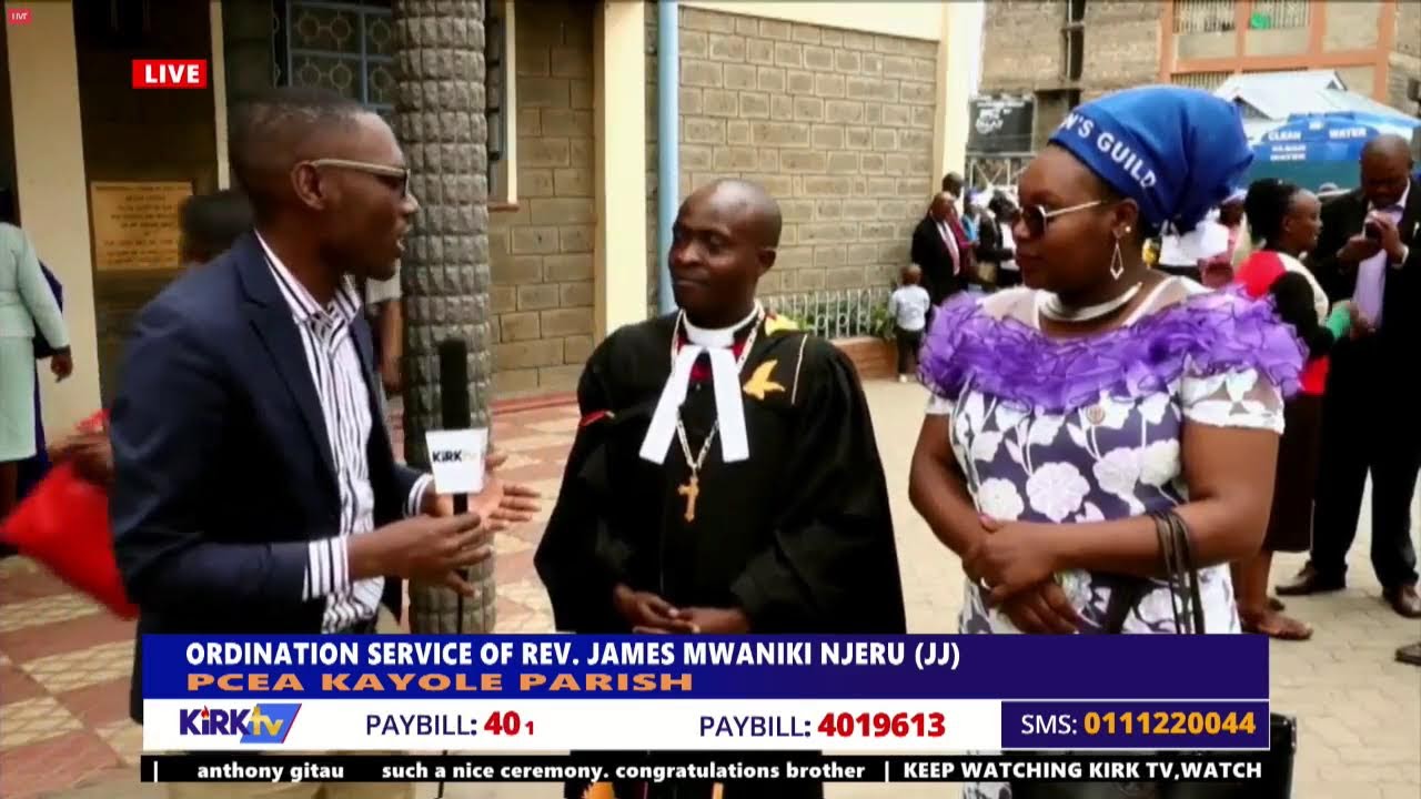 Ordination Service of Rev.James Mwaniki Njeru At PCEA Kayole Parish