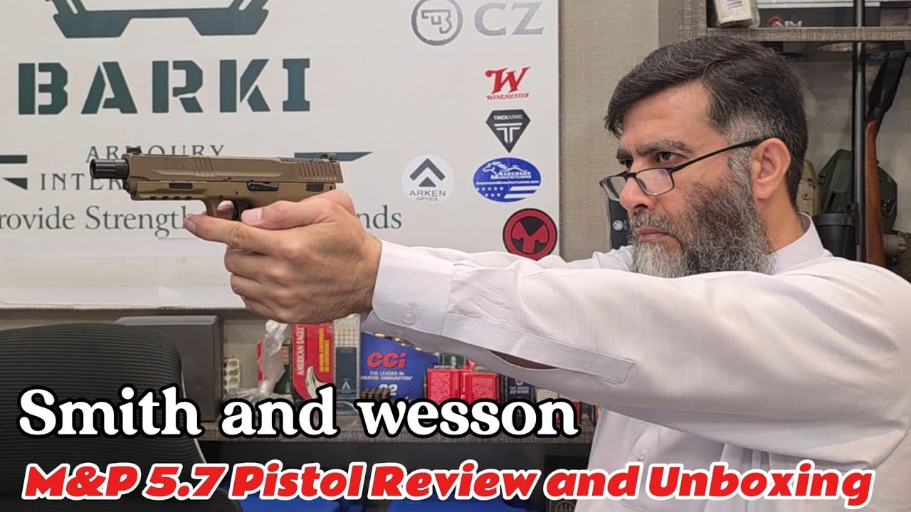 Smith and wesson M&P 5.7 Pistol Review and Unboxing. #Pistol #unboxingvideo #mianayazvlogs 