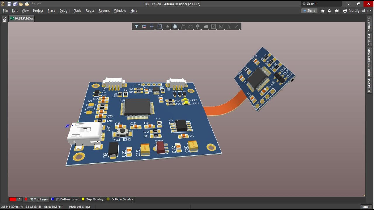 Altium- Flex PCB Tutorial (Hướng dẫn vẽ mạch dẻo)