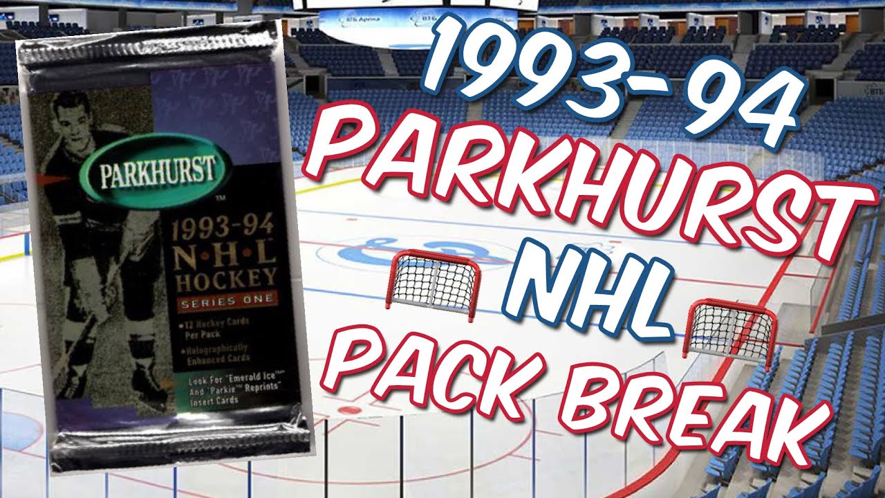 1993-94 Parkhurst Series 1 NHL Hockey Card Opening - Pack Break