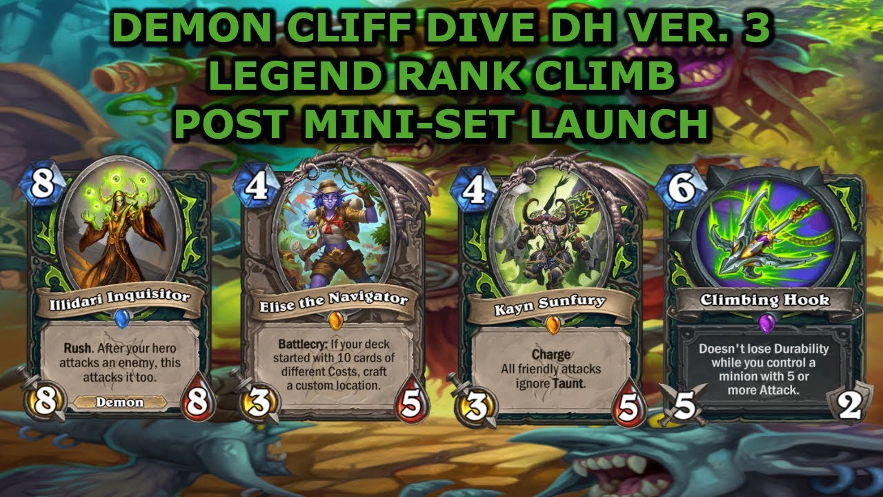 Legend Rank Climb Post Echoes of the Infinite Mini-set Launch - Big Demon Cliff Dive DH