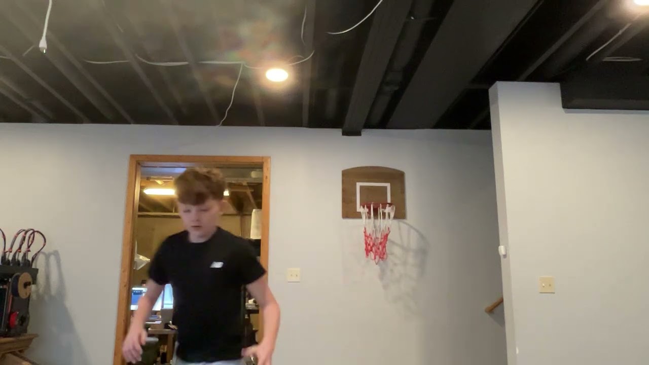 Mini hoop dunks but they more difficult 