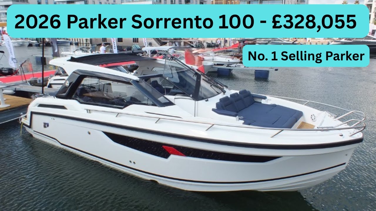 Parker Sorrento 100 2026 года &mdash; полный тур &mdash; 328 055 фунтов стерлингов &mdash; двигатель Twin Mercury V...