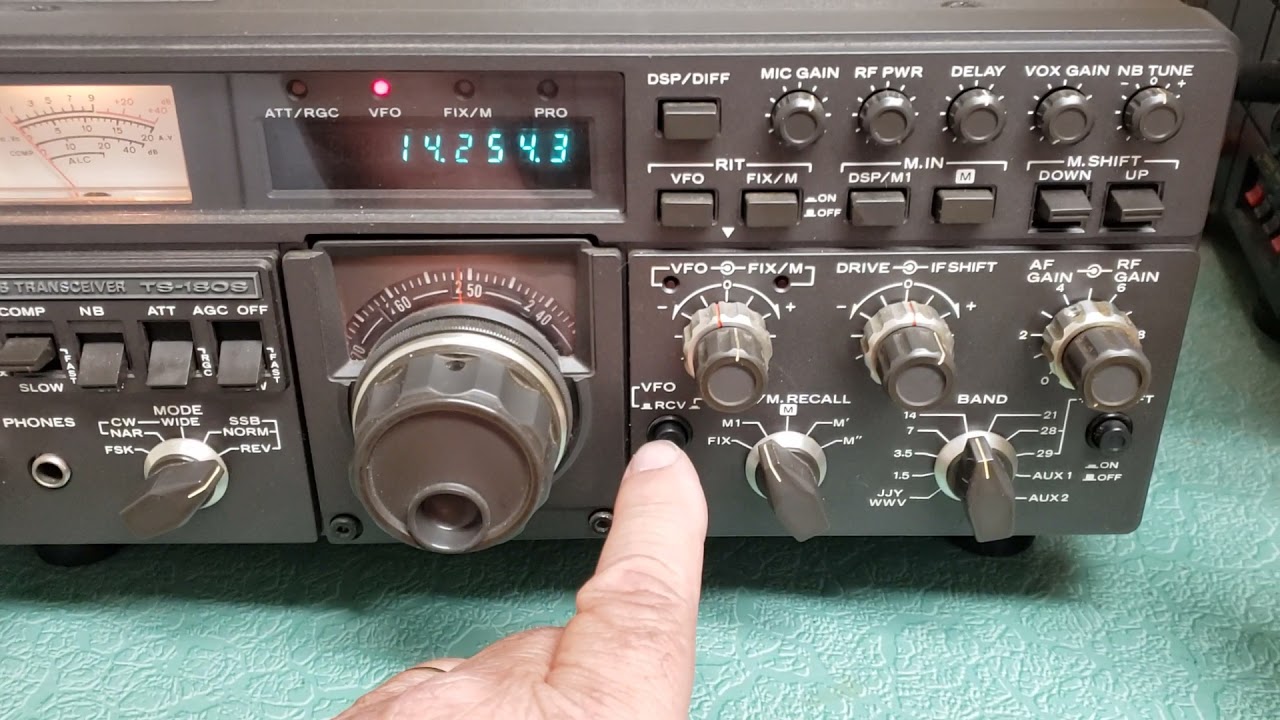 Kenwood TS-180S HF Transceiver